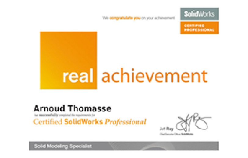 SolidWorks Real archievement